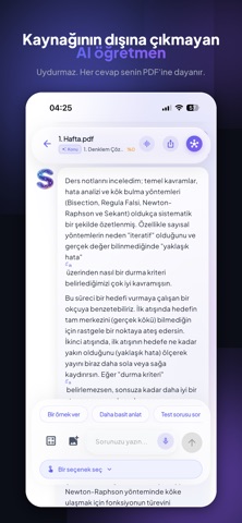 Scriba: PDF'inden Sınava AI Screenshot 1 of 10