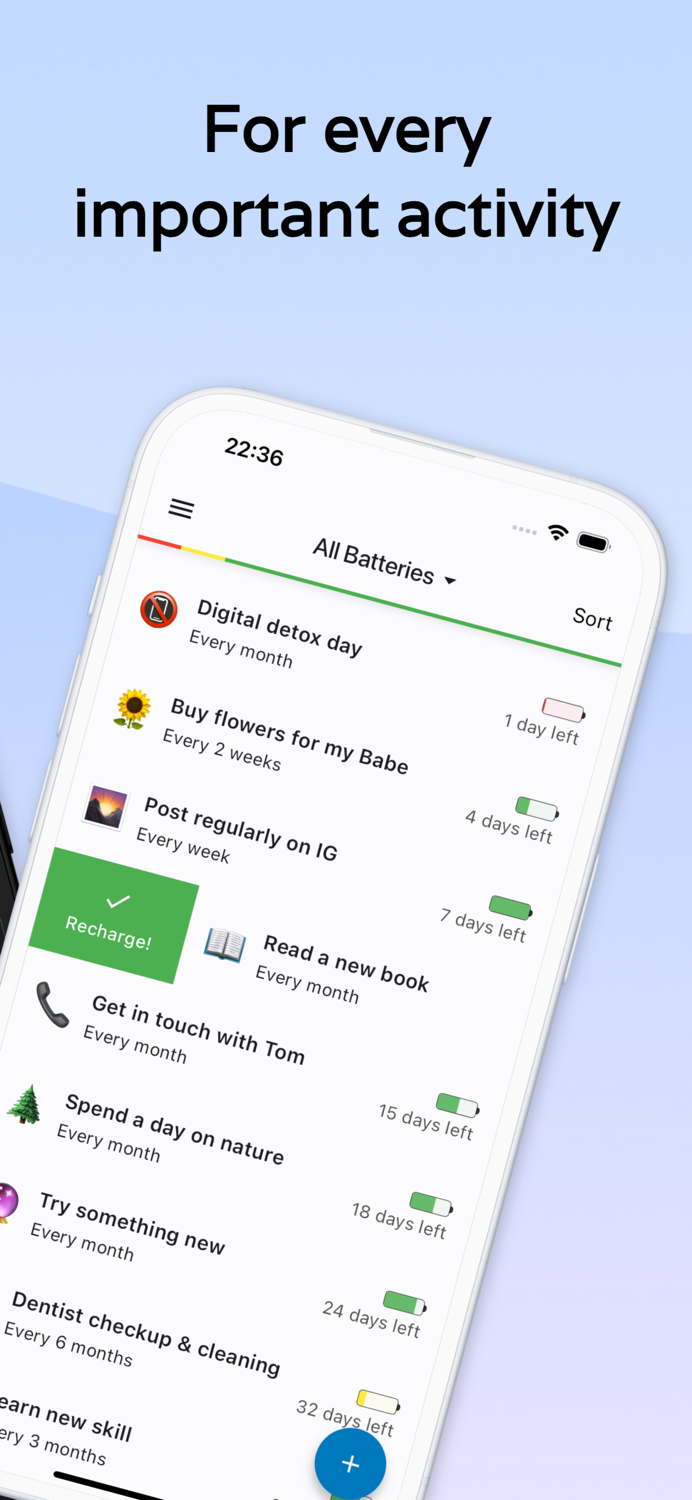 99 reminders – task countdown