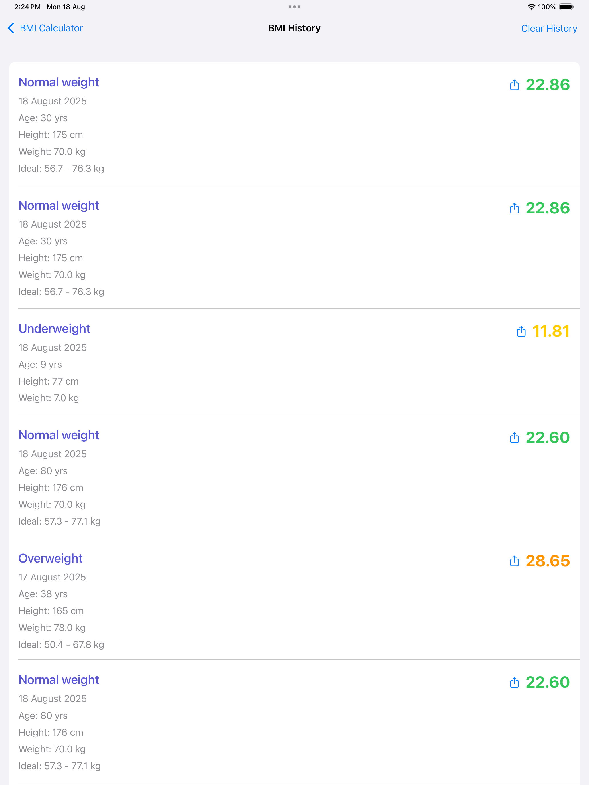 MeasureWell – BMI Calculator screenshot 10