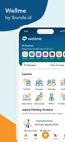 WellMe: Curhat & Konseling screenshot