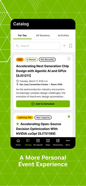 NVIDIA GTC iPhone screenshot 2