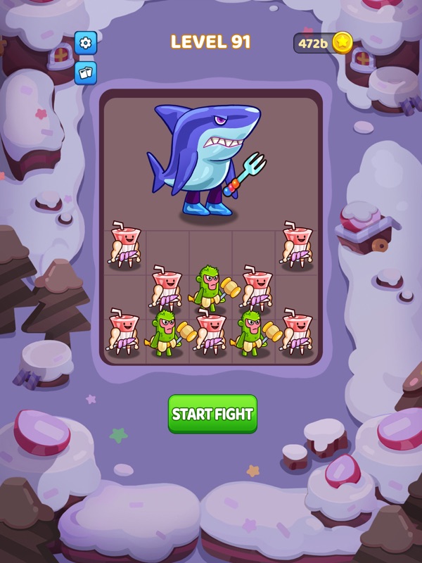 Merge Brainzott War Fight screenshot 10