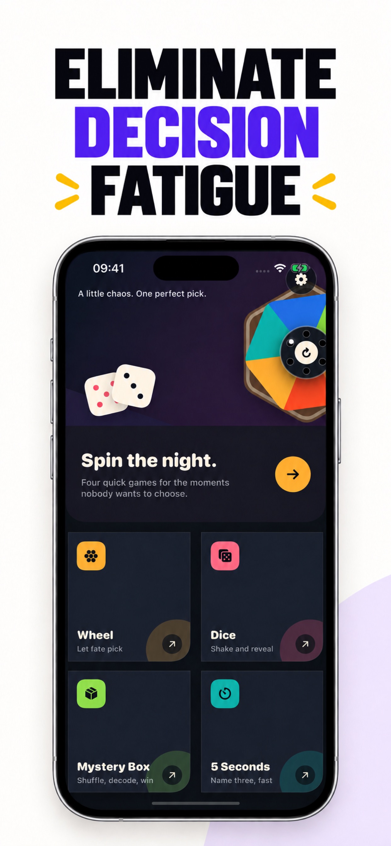 Screenshot 1 of Spinning Wheel: Decide Now
