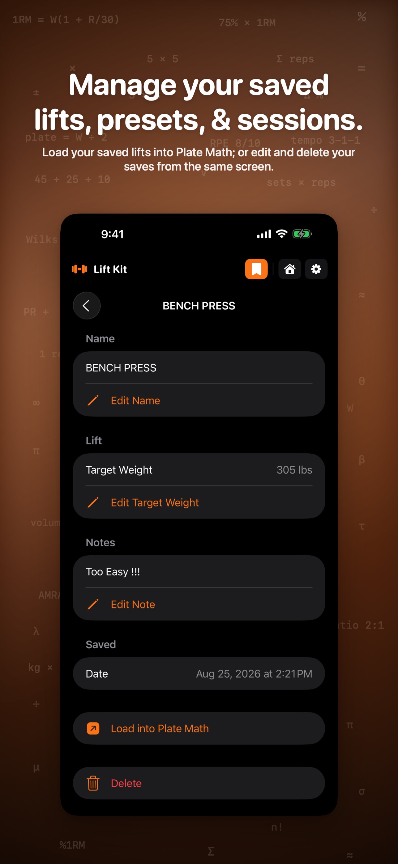 Screenshot 6 of Lift Kit - Workout Companion