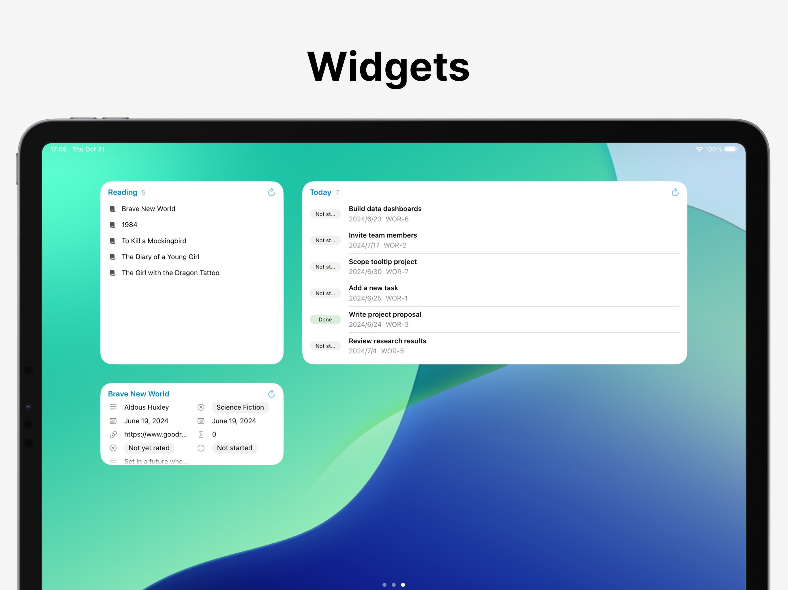 Nutshell: Widgets for Notion