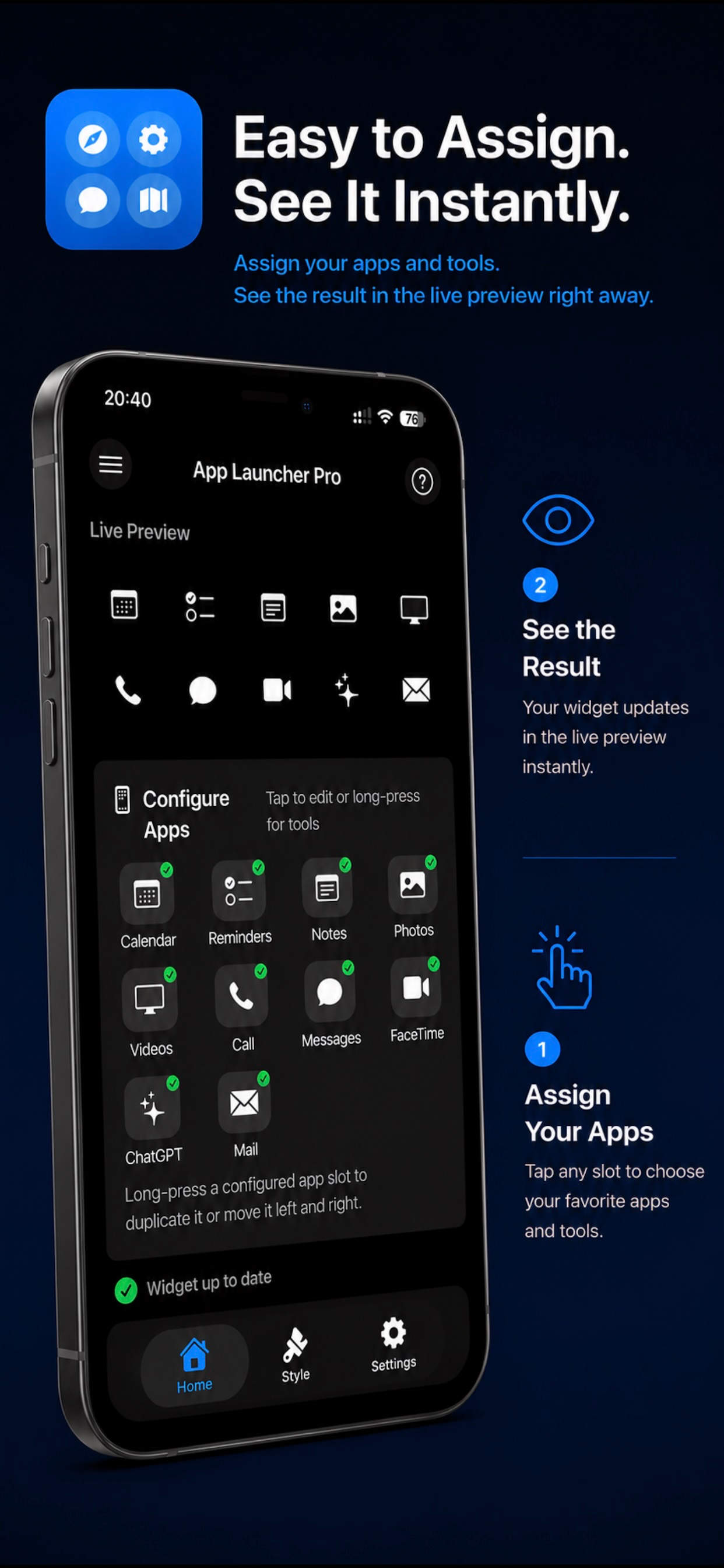 AppLauncherPro screenshot 2
