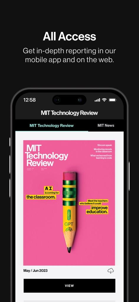 MIT Technology Review - Magazines & Newspapers App | MWM