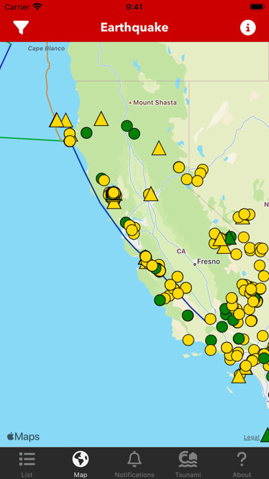 Earthquake: Alerts & Map iPhone screenshot 10