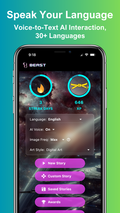 Beast AI: Visual Story Games Screenshot