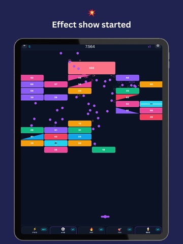 Bricks Breaker: Neon Quest iPad screenshot