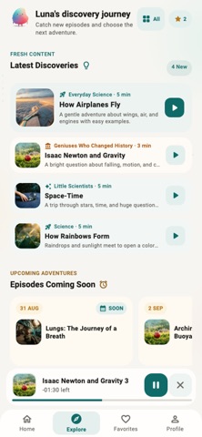 Blub: Educational Podcasts iPhone screenshot