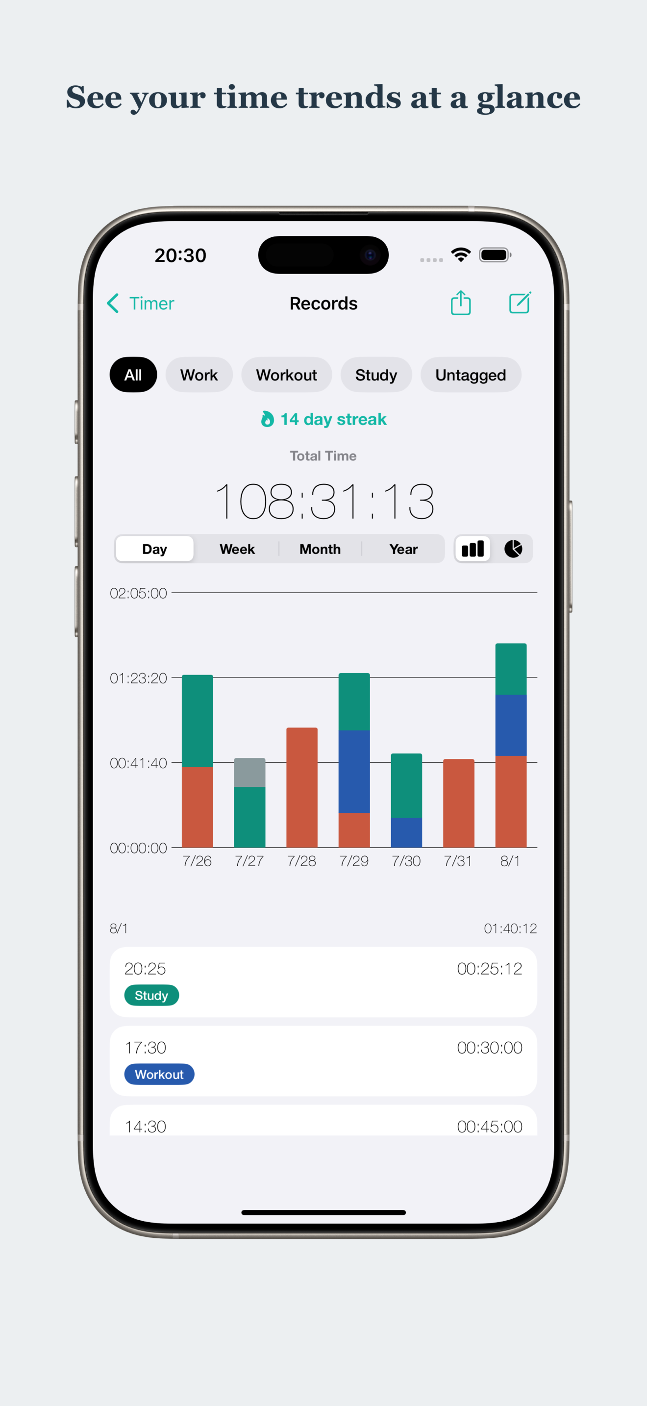 Time Manage: Count-Up Timer screenshot 2