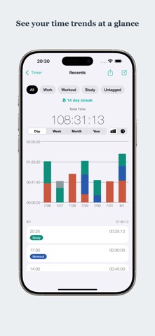 Time Manage: Count-Up Timer Screenshot 2 of 7