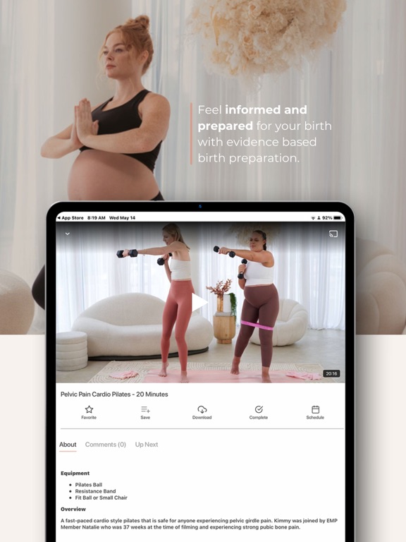 Empowered Motherhood Program iPad screenshot 5 - Health & Fitness app