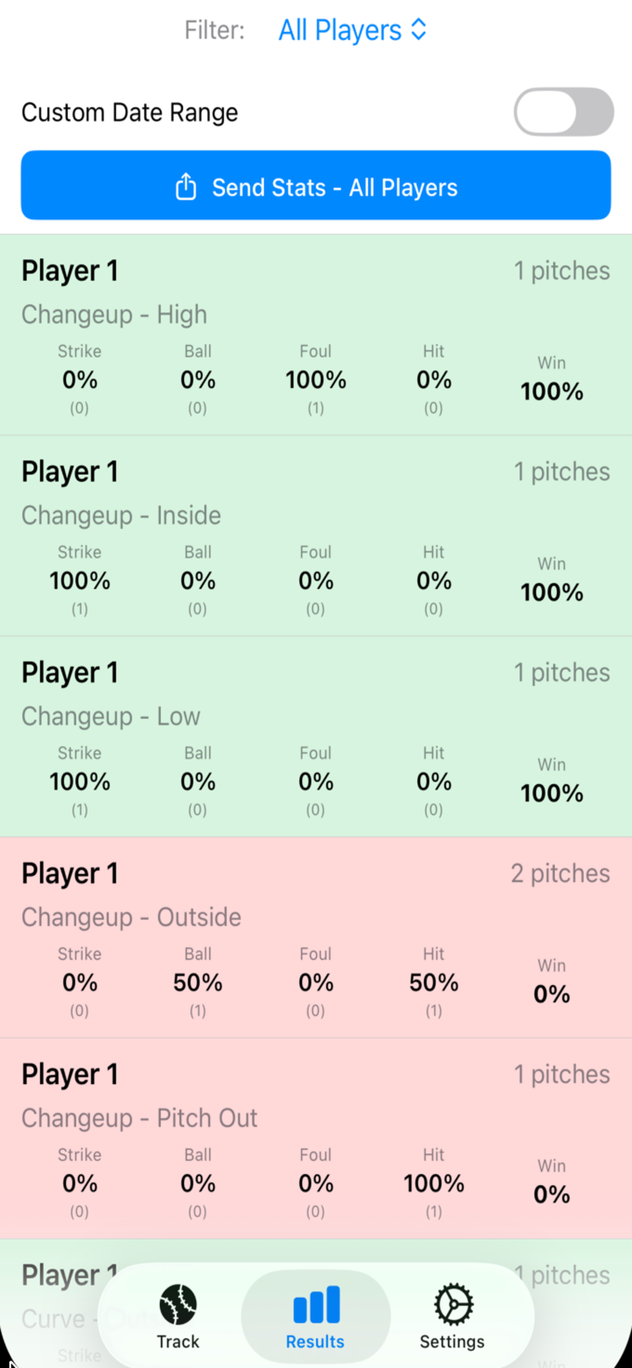 Pitch Stat Pro screenshot 3