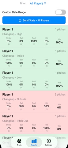 Pitch Stat Pro screenshot