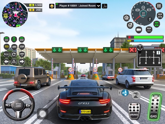 stad auto rijden school SIM 3D iPad app afbeelding 1
