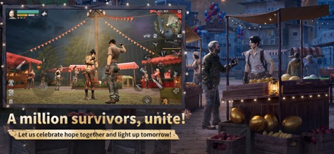 LifeAfter - Esta herramienta promueve la interacción social, exhibiendo una bulliciosa plaza de mercado con puestos y decoraciones festivas, donde los jugadores pueden reunirse para intercambiar bienes y fortalecer lazos comunitarios.