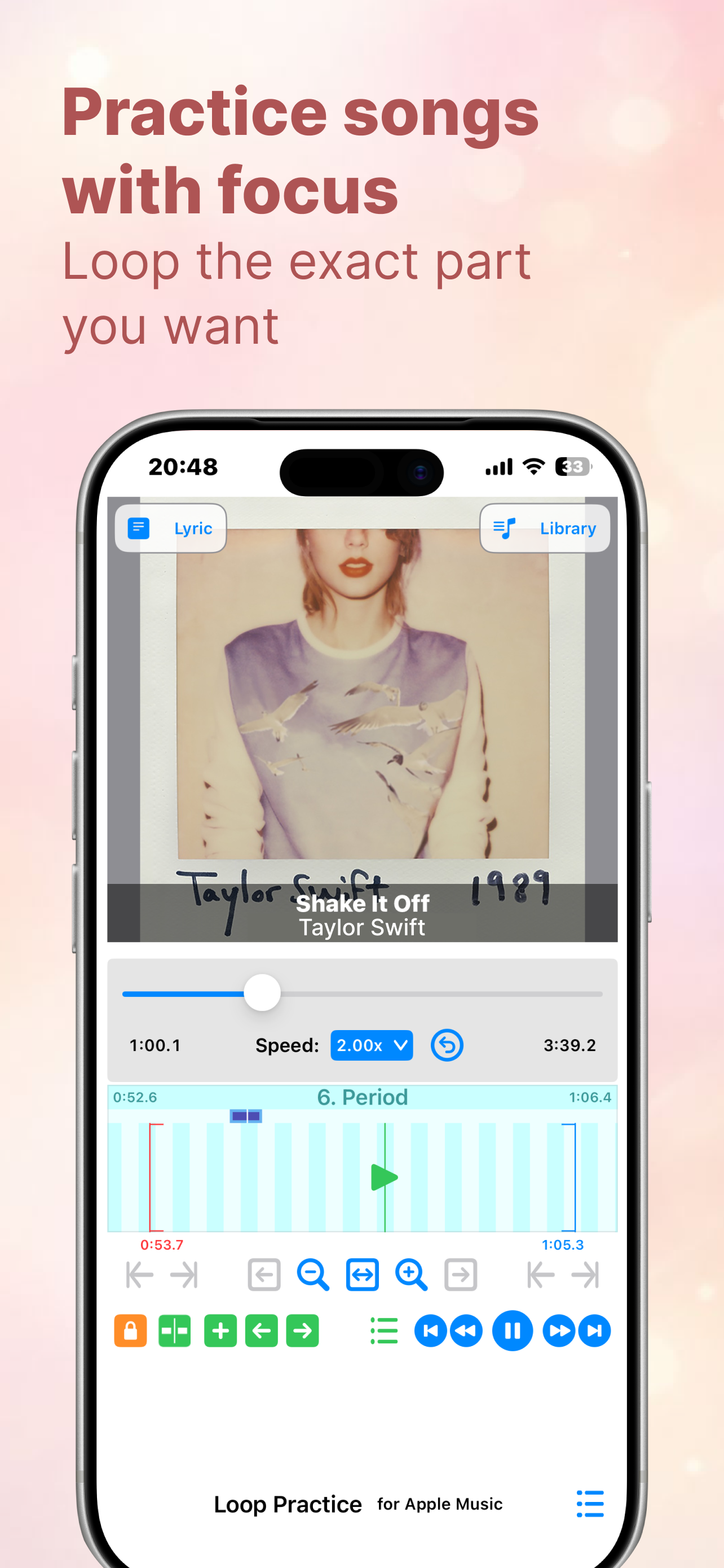 Practice Loop for Apple Music