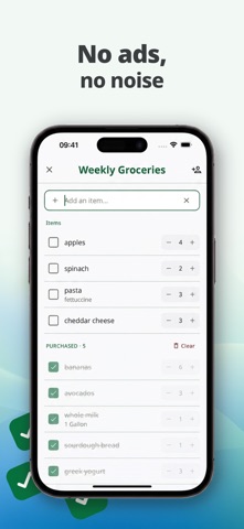 Listyk: Grocery List iPhone screenshot