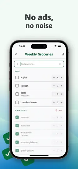 Screenshot von Listyk: Grocery List auf dem iPhone 3