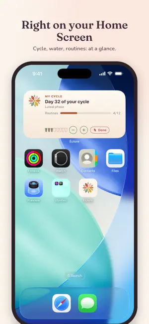 Éclore — PCOS, PMOS & cycle screenshot 3