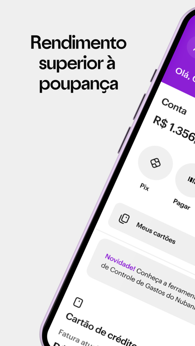 Nubank: Conta, Cartão e mais iPhone screenshot 3