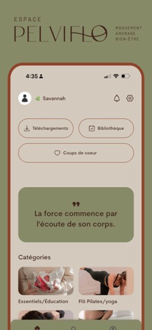 Espace PelviFlõ iPhone screenshot