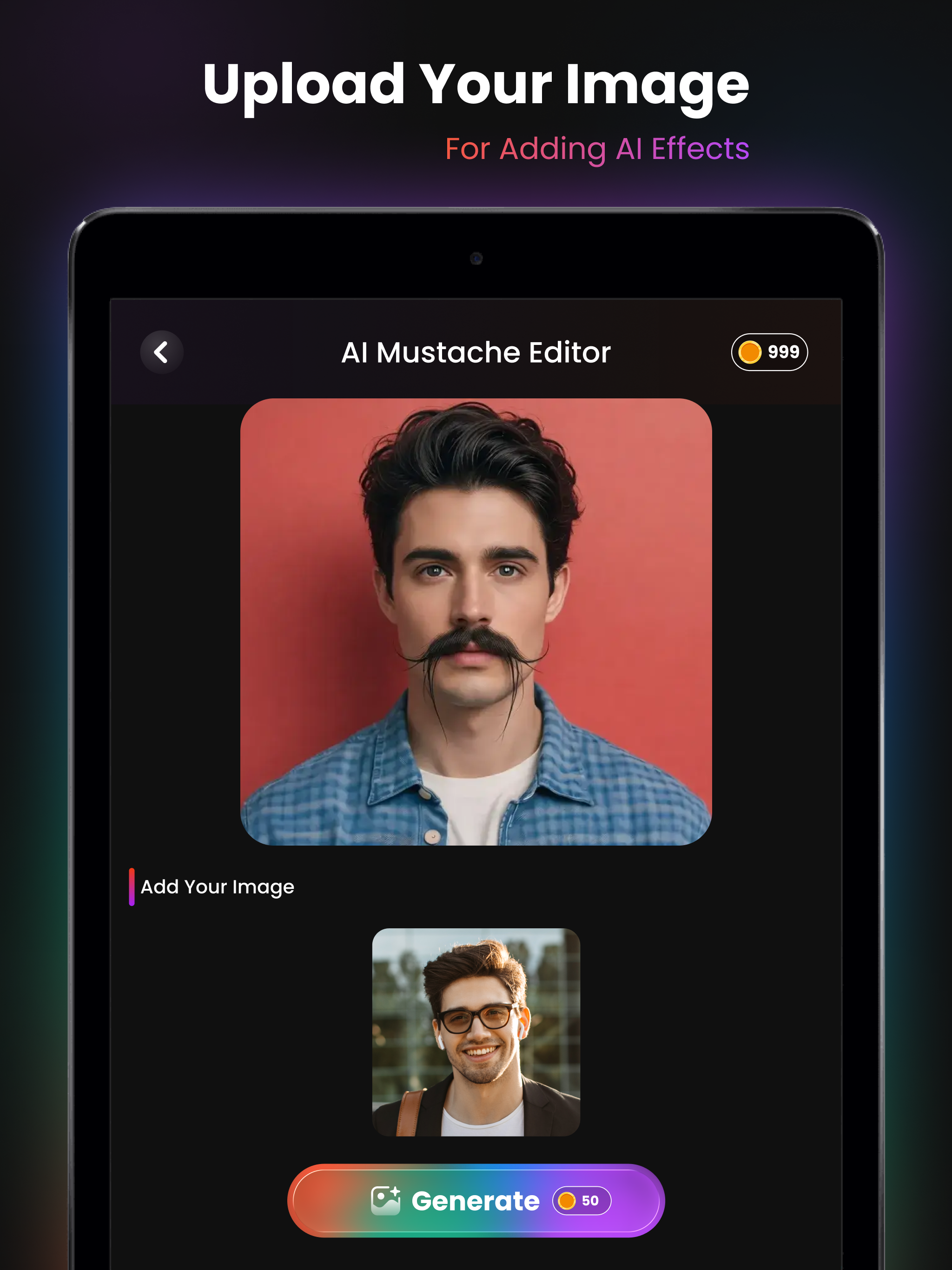 AI Mustache Photo Booth
