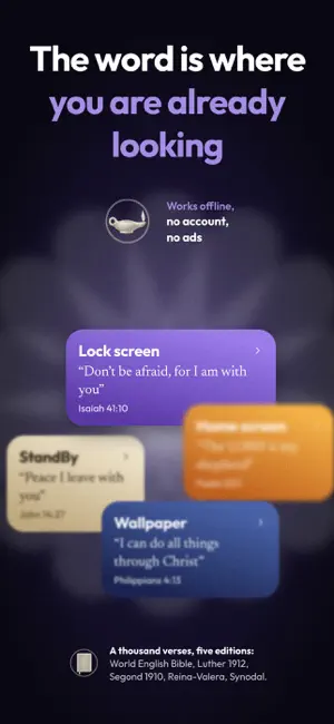 Bible Verse Widget: Lampada screenshot 1