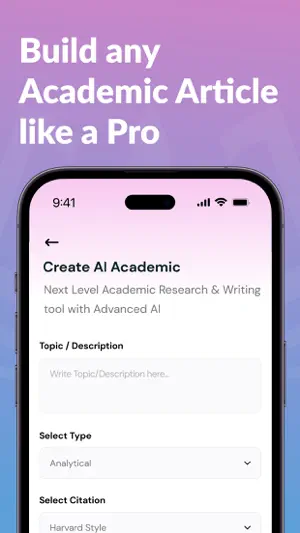 AI Academic Writing & Research screenshot 3