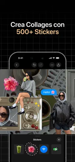 Captura de pantalla de Crsel: Collage Muchas Fotos en iPhone 5