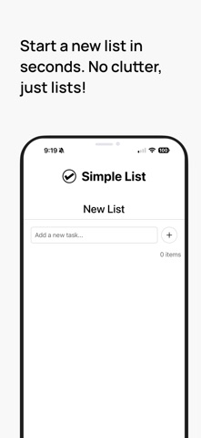 SimpleListApp (Official) screenshot