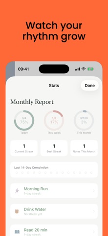 WeaveLife: Habit Tracker iPhone screenshot