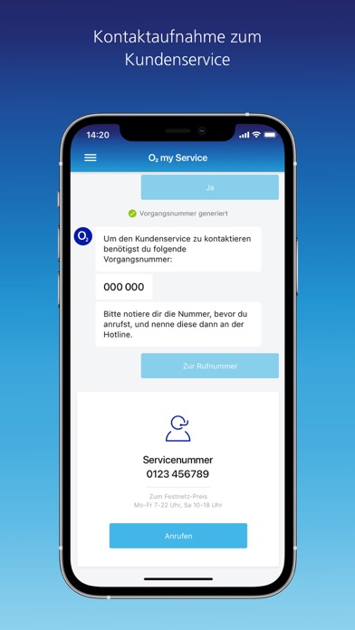 o2 my Service iPhone screenshot 4 - Utilities app