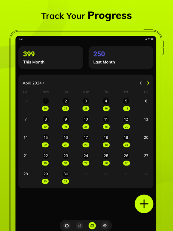 AI Push Up Counter & Tracker iPad screenshot 4 - Health & Fitness app