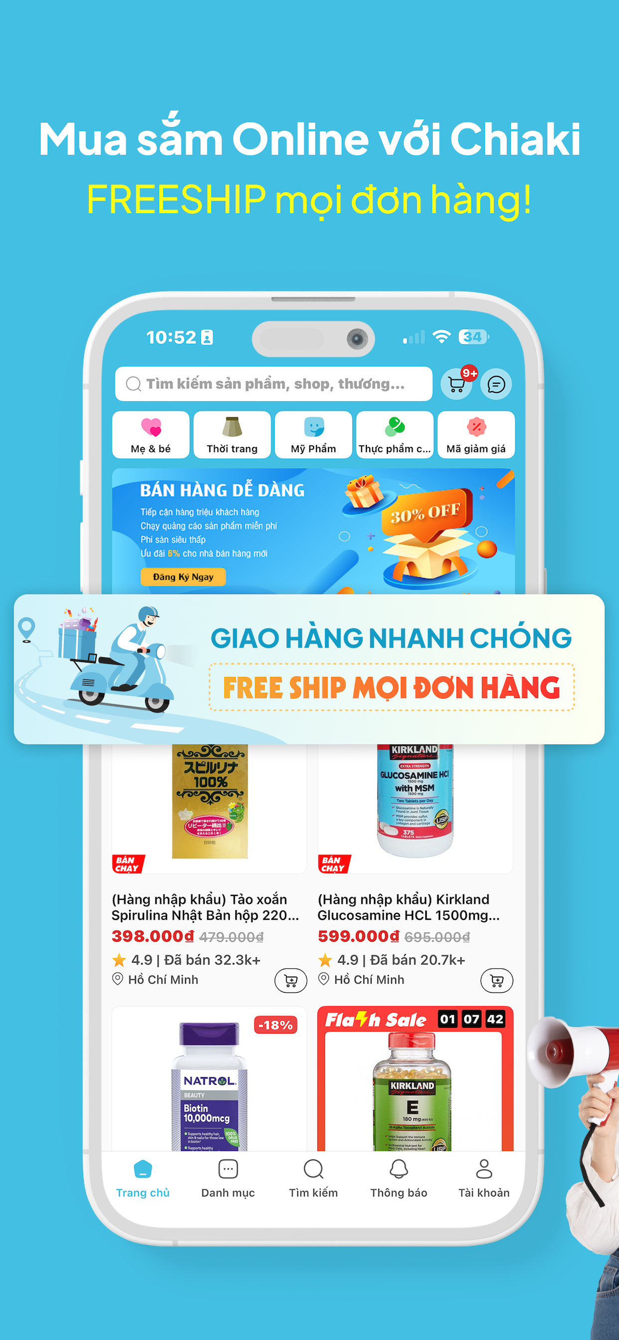 Chiaki - Siêu thị trực tuyến