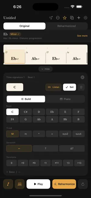 Reharmonizator screenshot 1