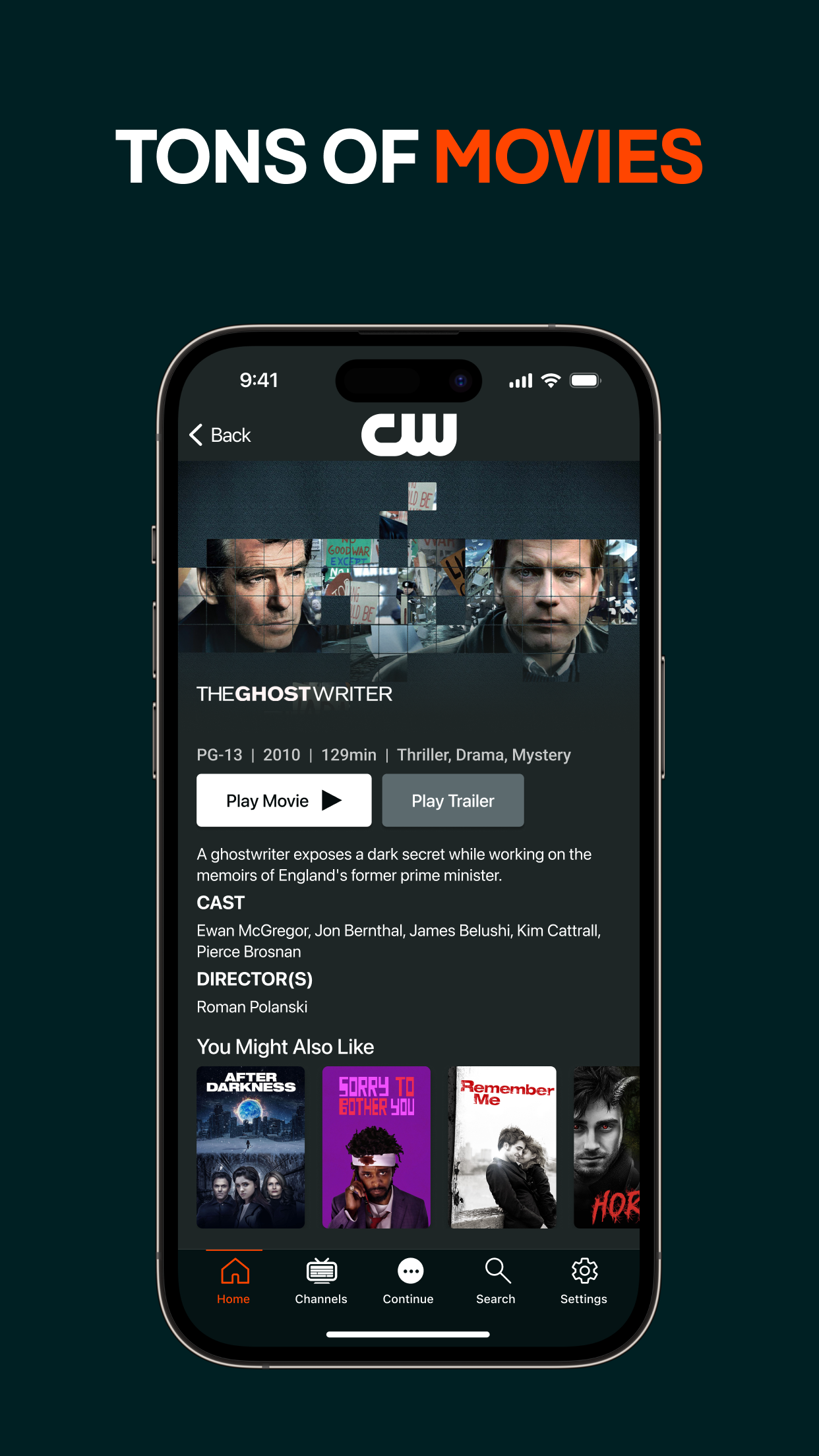 The CW screenshot 4