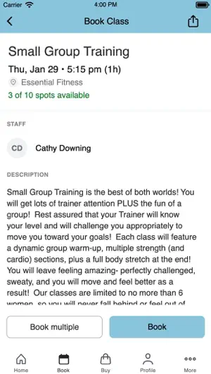 Your Essential Fitness screenshot 3