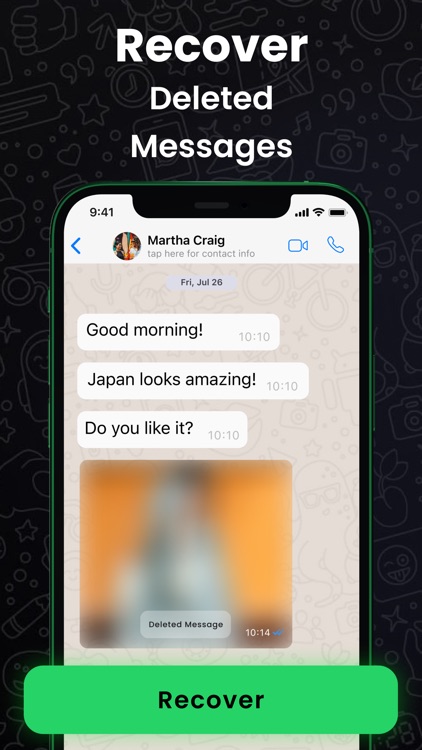 WAMR - Recover Deleted Message