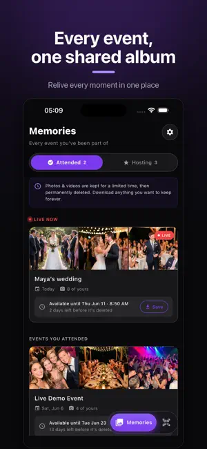 OurCameraRoll: Live Event Feed screenshot 2