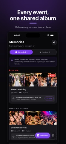 OurCameraRoll: Live Event Feed Screenshot 2 of 6