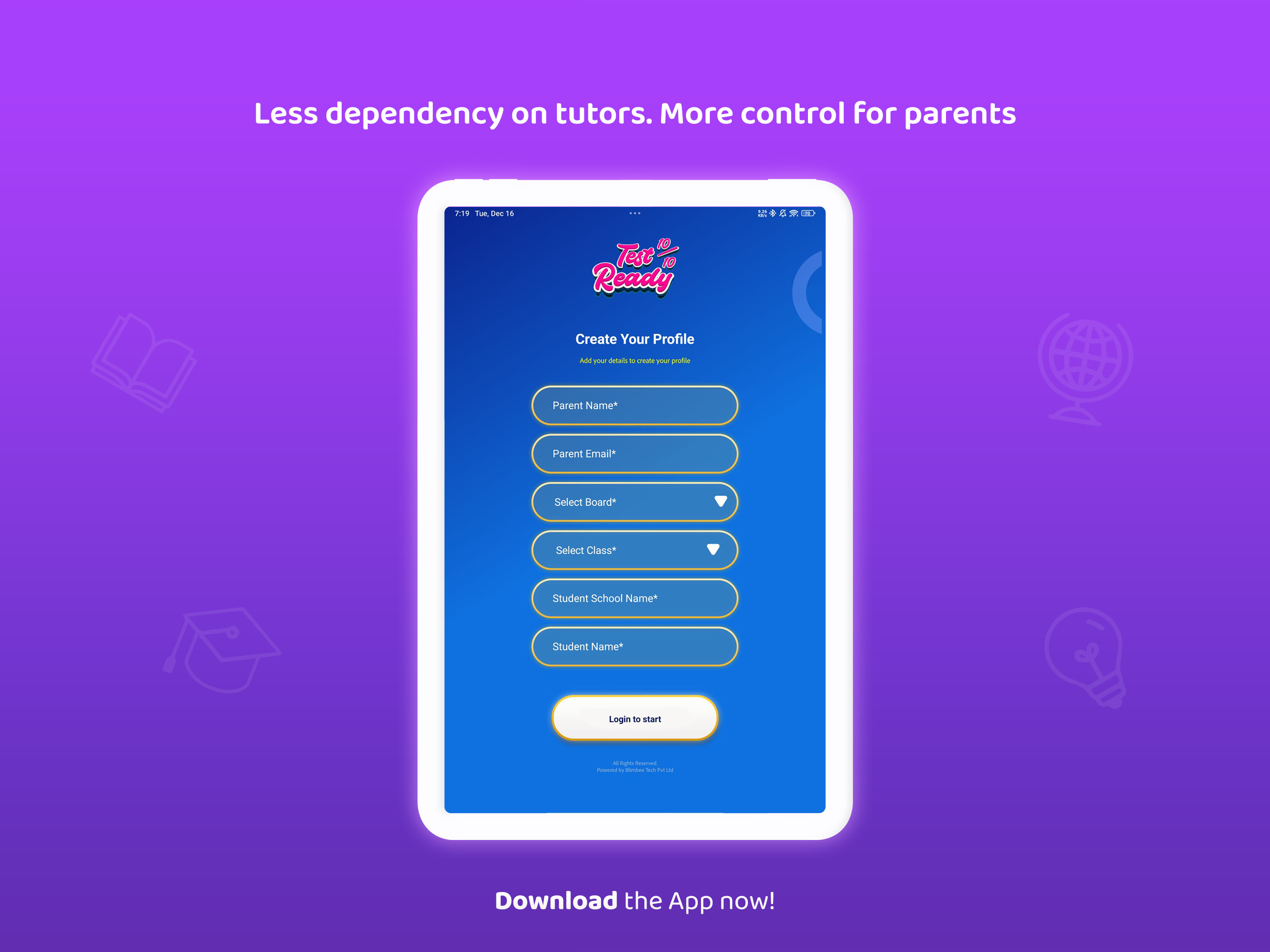 TestReady: Power to the Parent