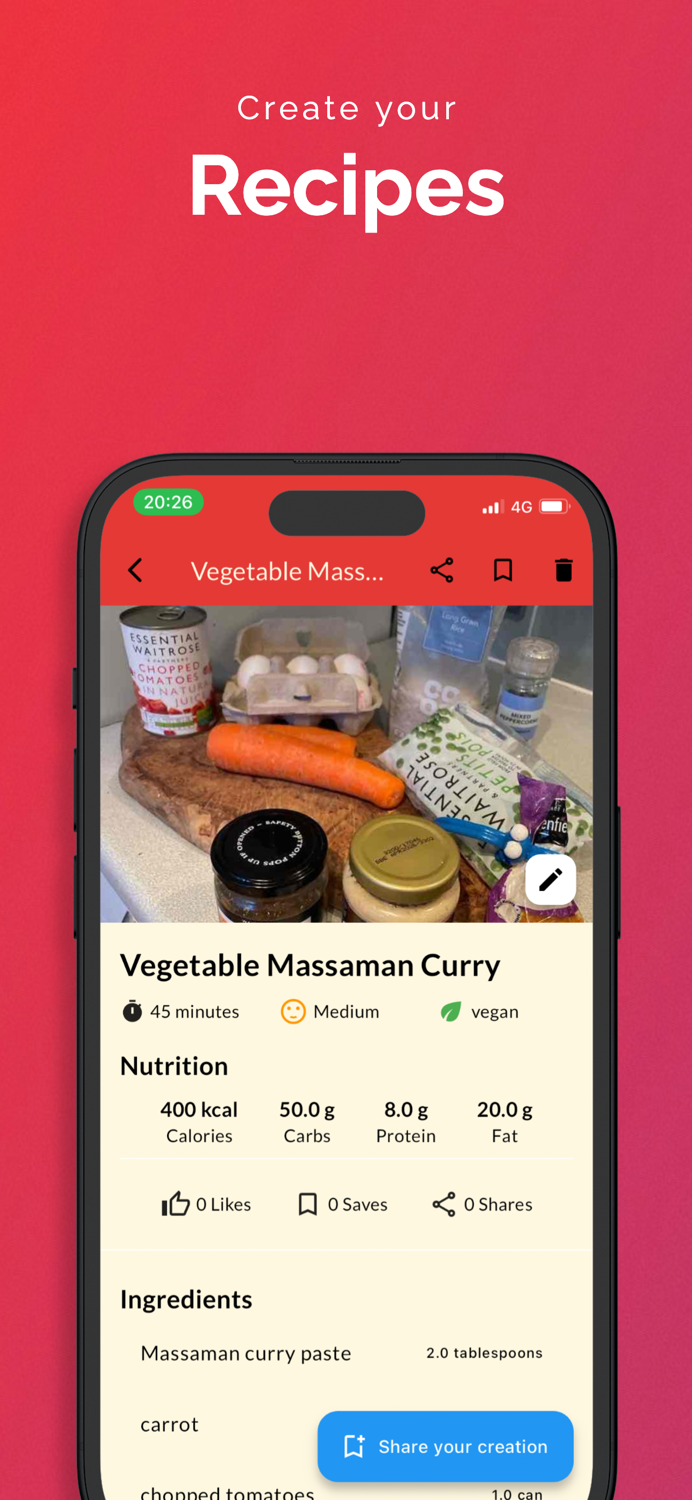 SnapFeast - The AI Recipe App