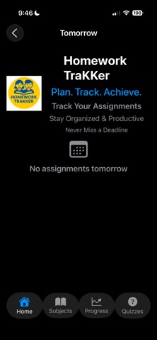 Homework TraKKer screenshot