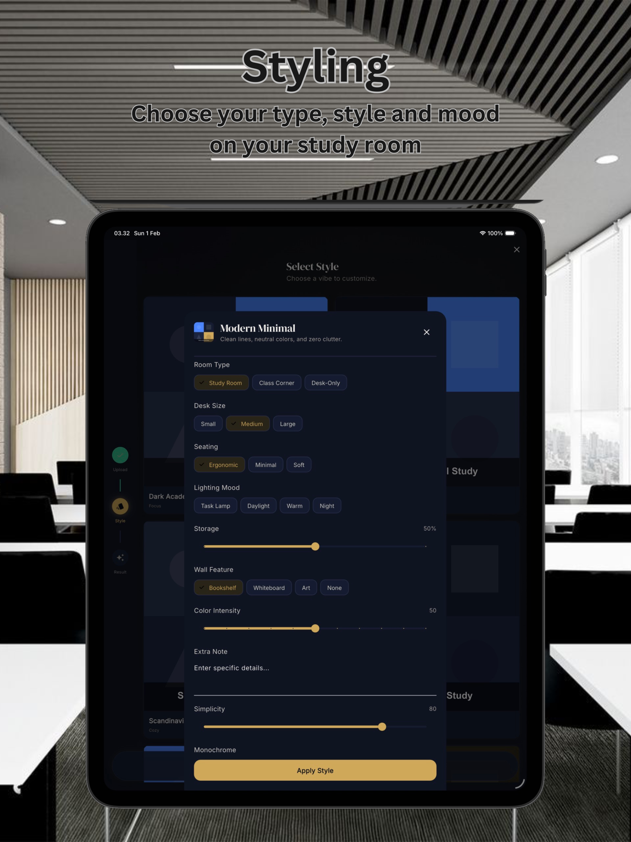 AI Study & Classroom Decor