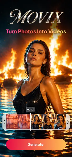 Movix: AI Video Generator iPhone screenshot 1