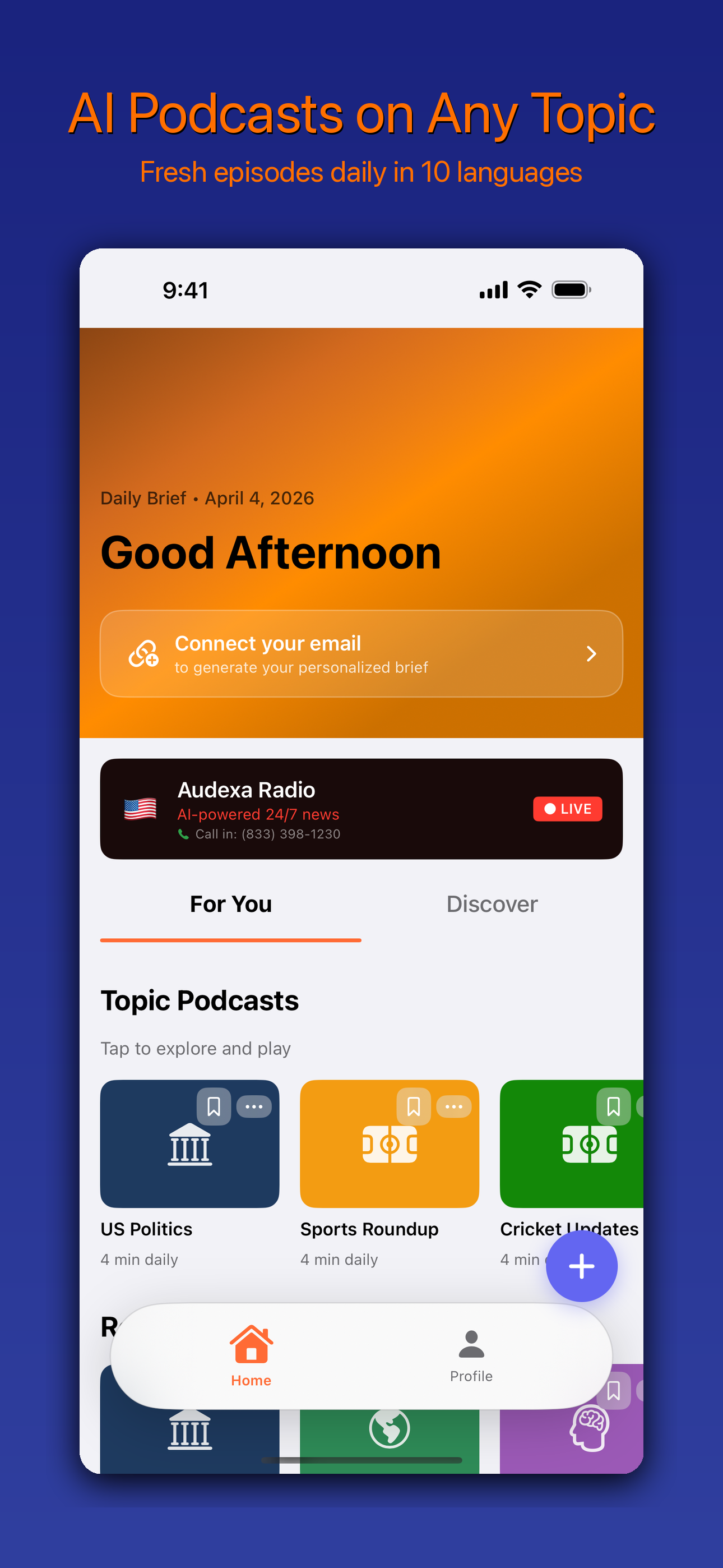Audexa: AI Audio Briefs