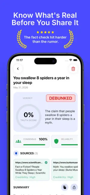 Veriq - Fact Checker screenshot 1